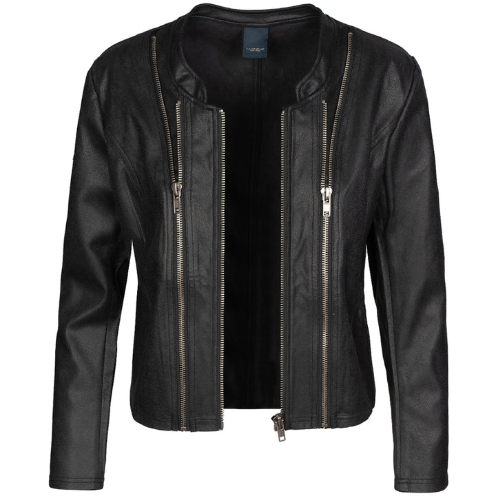 Athena faux leather jacket