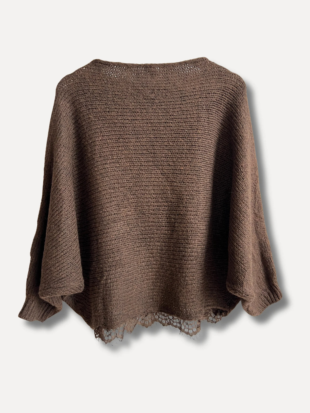 Lace strikkegenser
