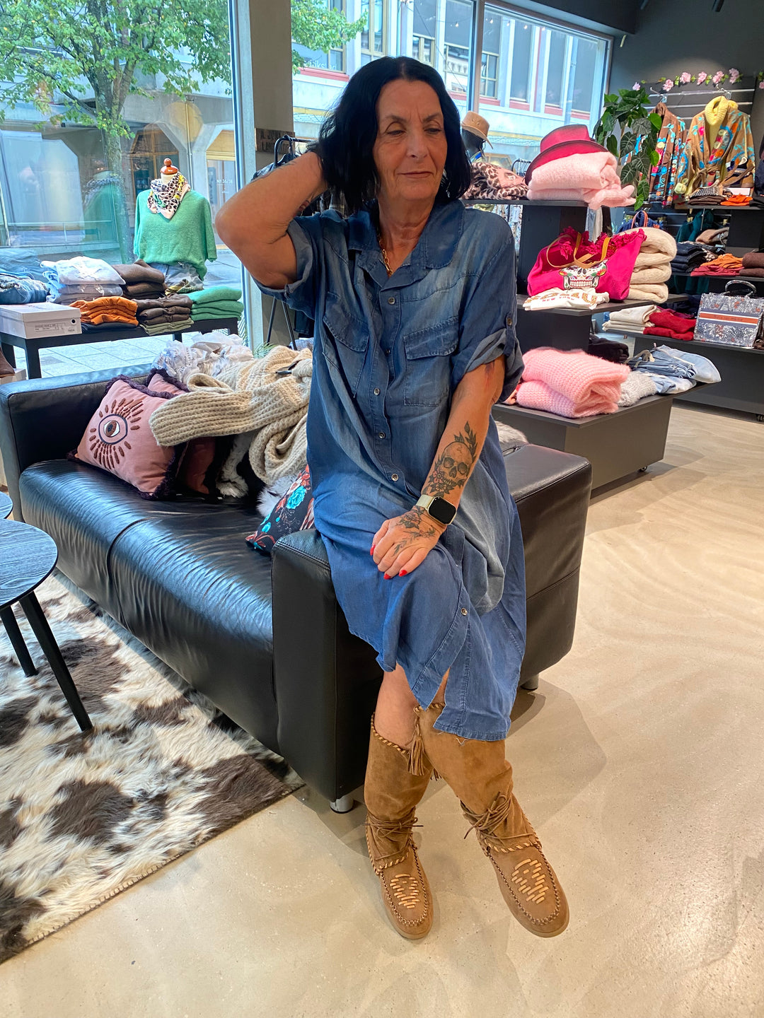 Denim kjole