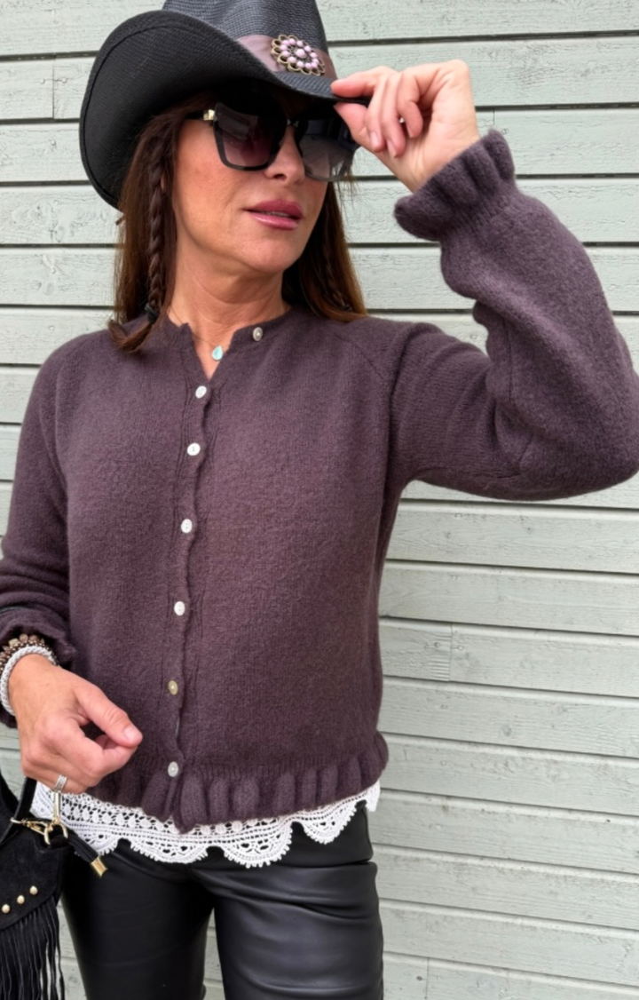 Ava alpakka cardigan