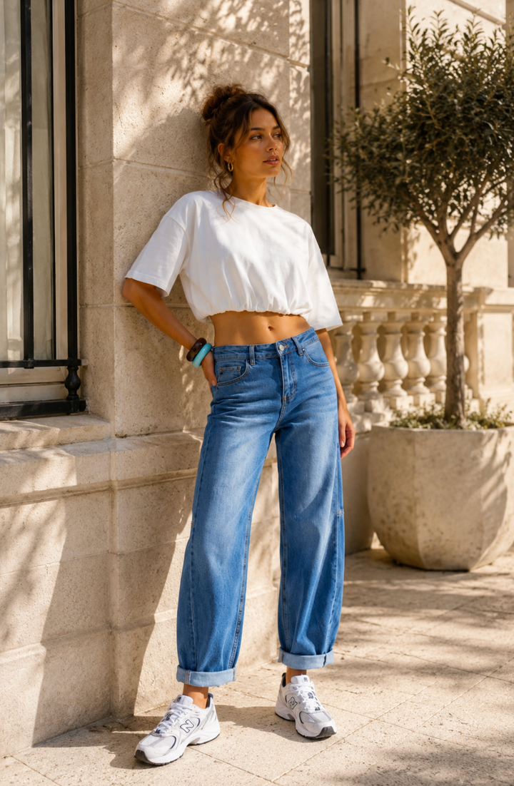 Tatiana barrel jeans
