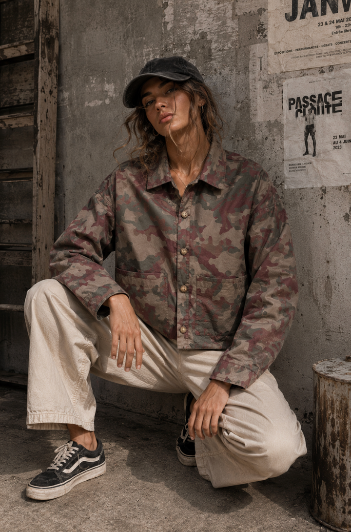 Camo a-skjorte