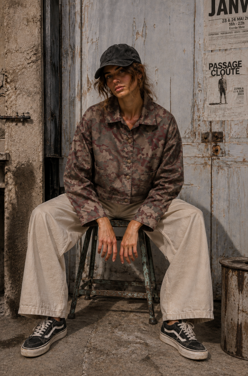 Camo a-skjorte