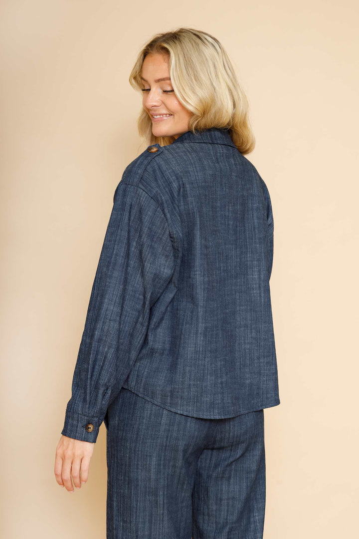 Box shirt jacket