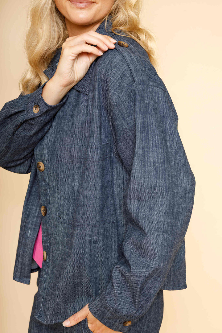 Box shirt jacket