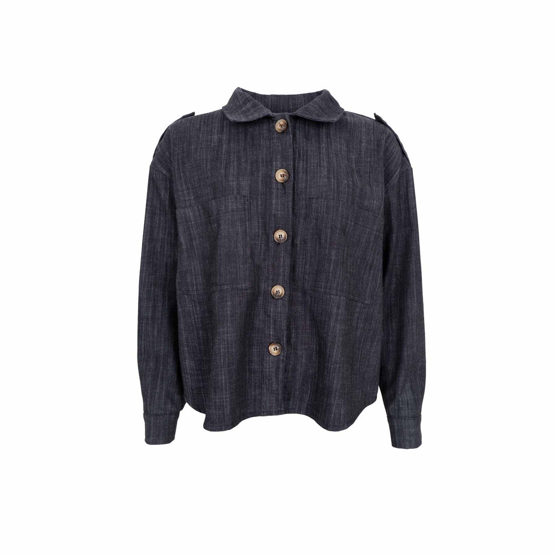 Box shirt jacket
