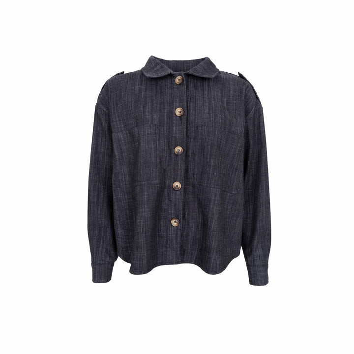 Box shirt jacket